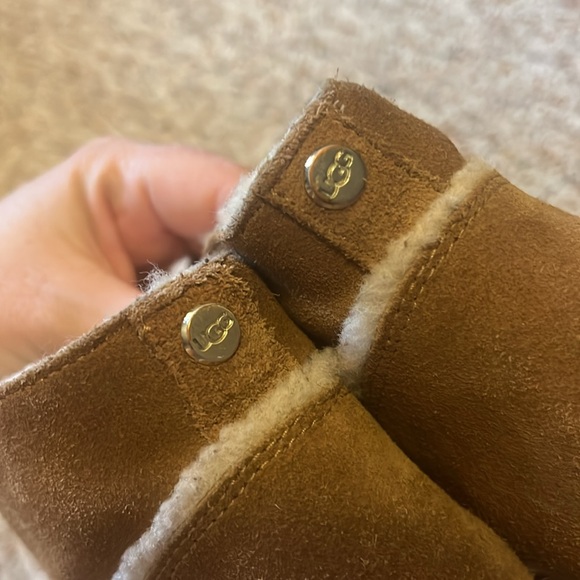 UGG Women's Kasen Block-Heel Tan Boots Size 7 - Picture 12 of 12